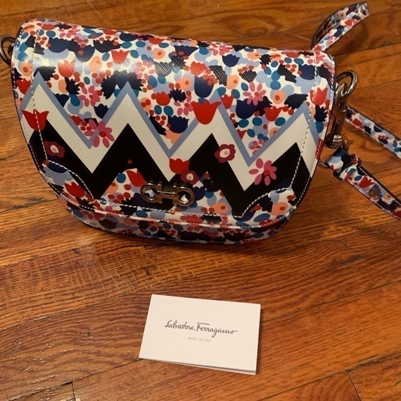SALVATORE Ferragamo - Greta multicolor Leather bag - Picture 4 of 8